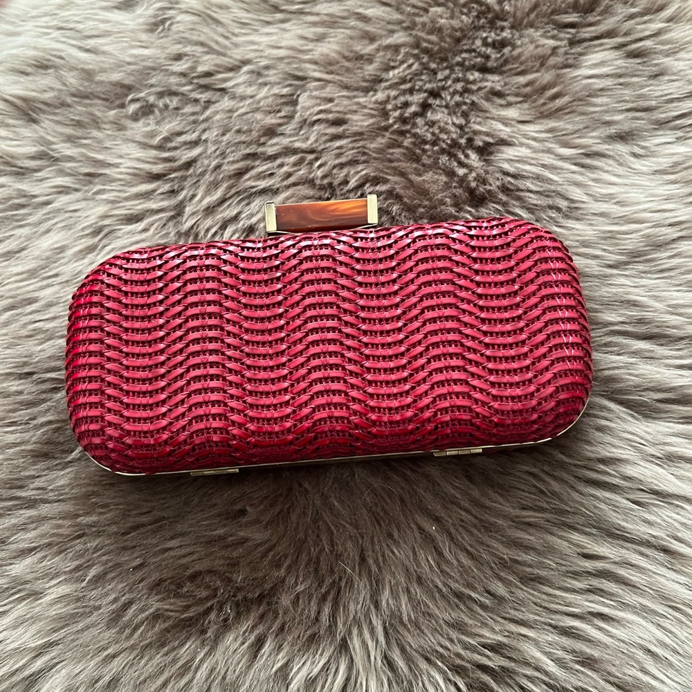 Vegan leather clutch